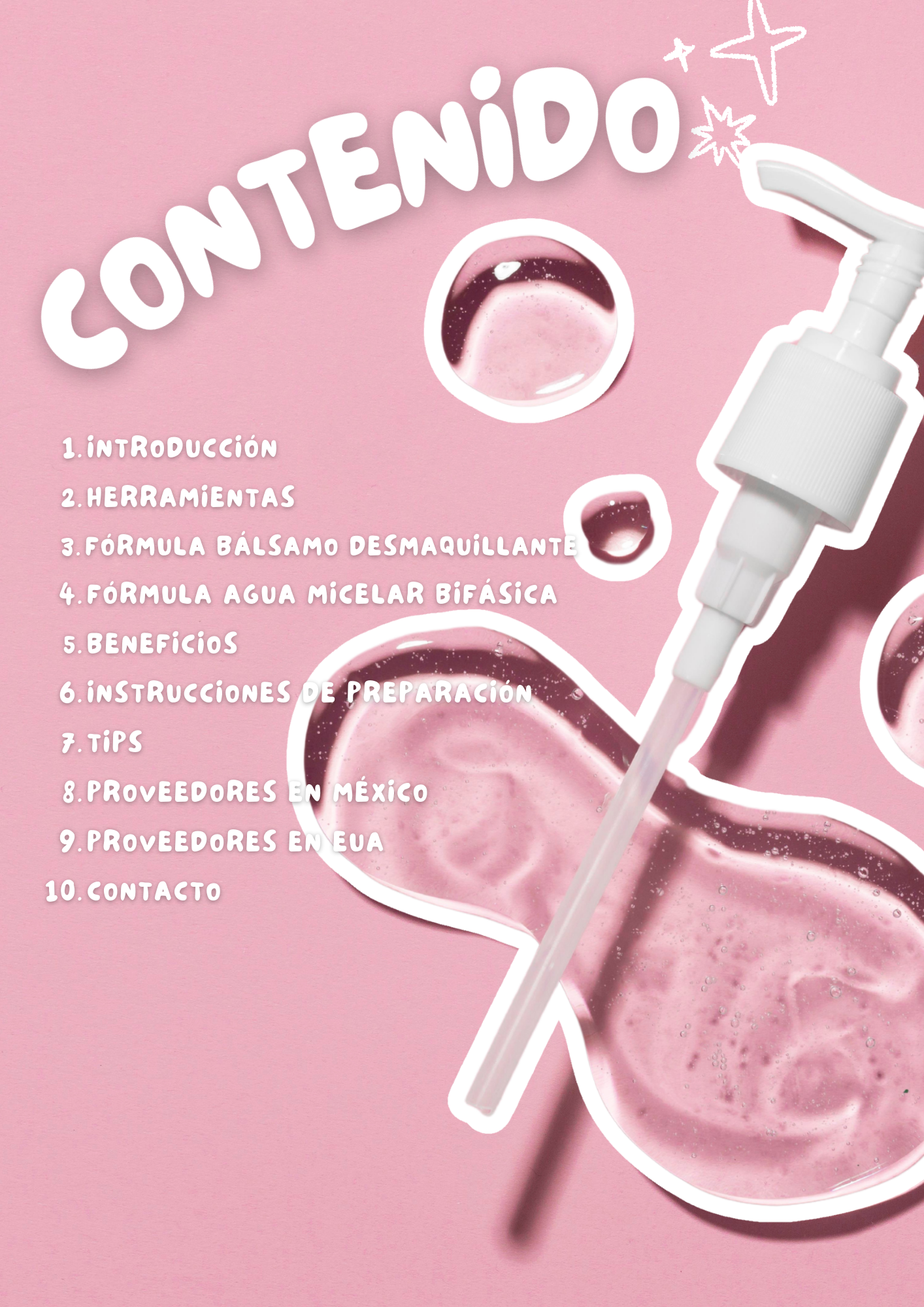 📘 Recetario Agua Micelar Bifásica y Desmaquillante en Crema