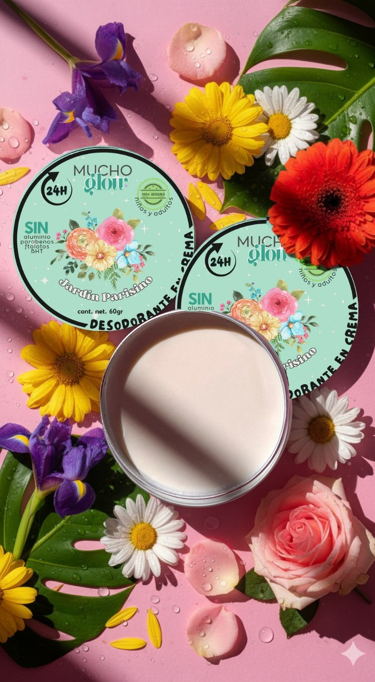 🌺 JARDÍN PARISINO - DESODORANTE NATURAL 60gr