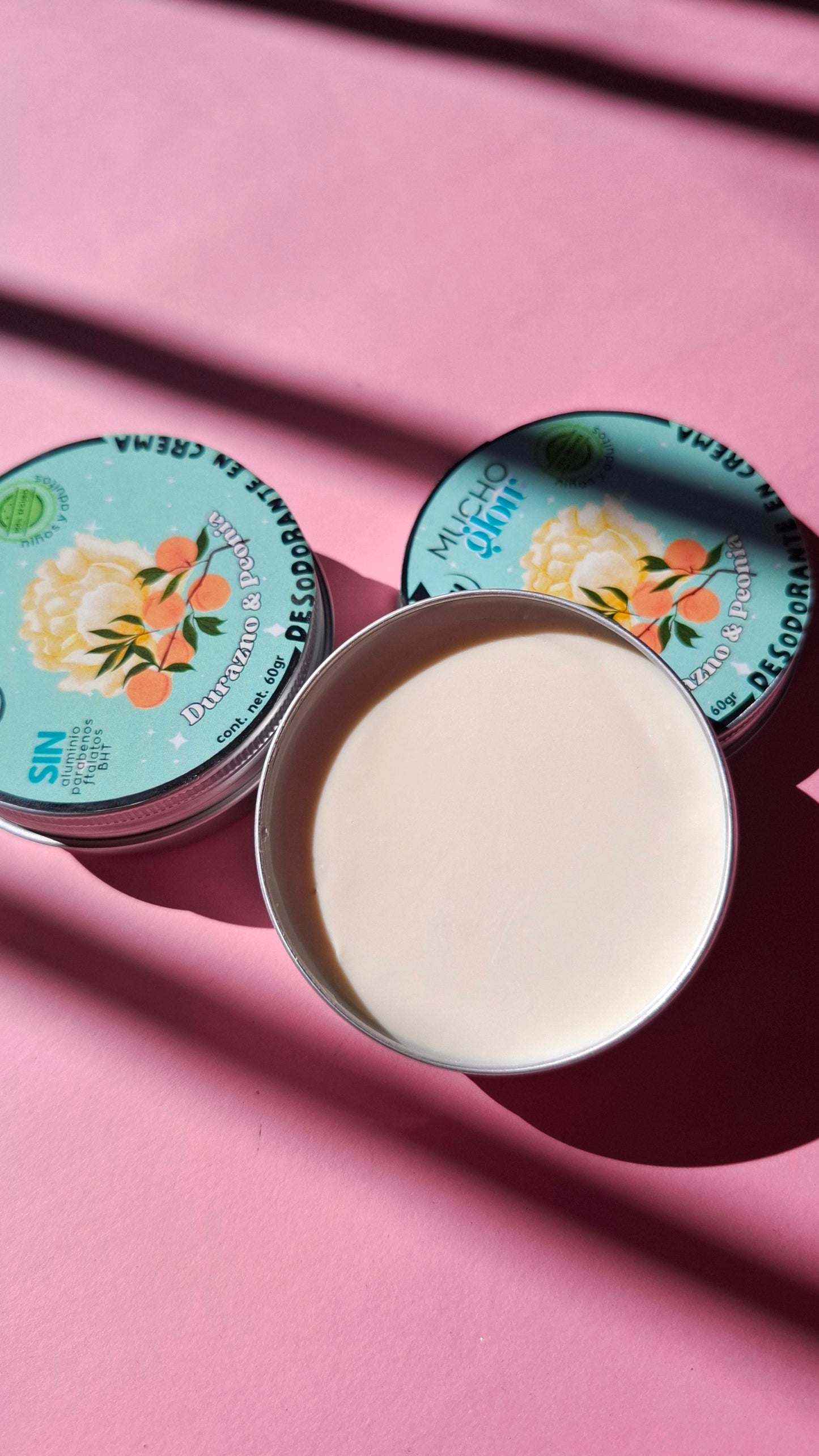 🍑 DESODORANTE NATURAL - GARDENIA DURAZNO 60gr