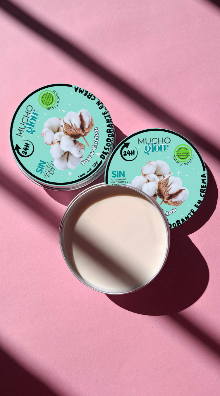 ☁️ PURE COTTON - DESODORANTE NATURAL 60gr