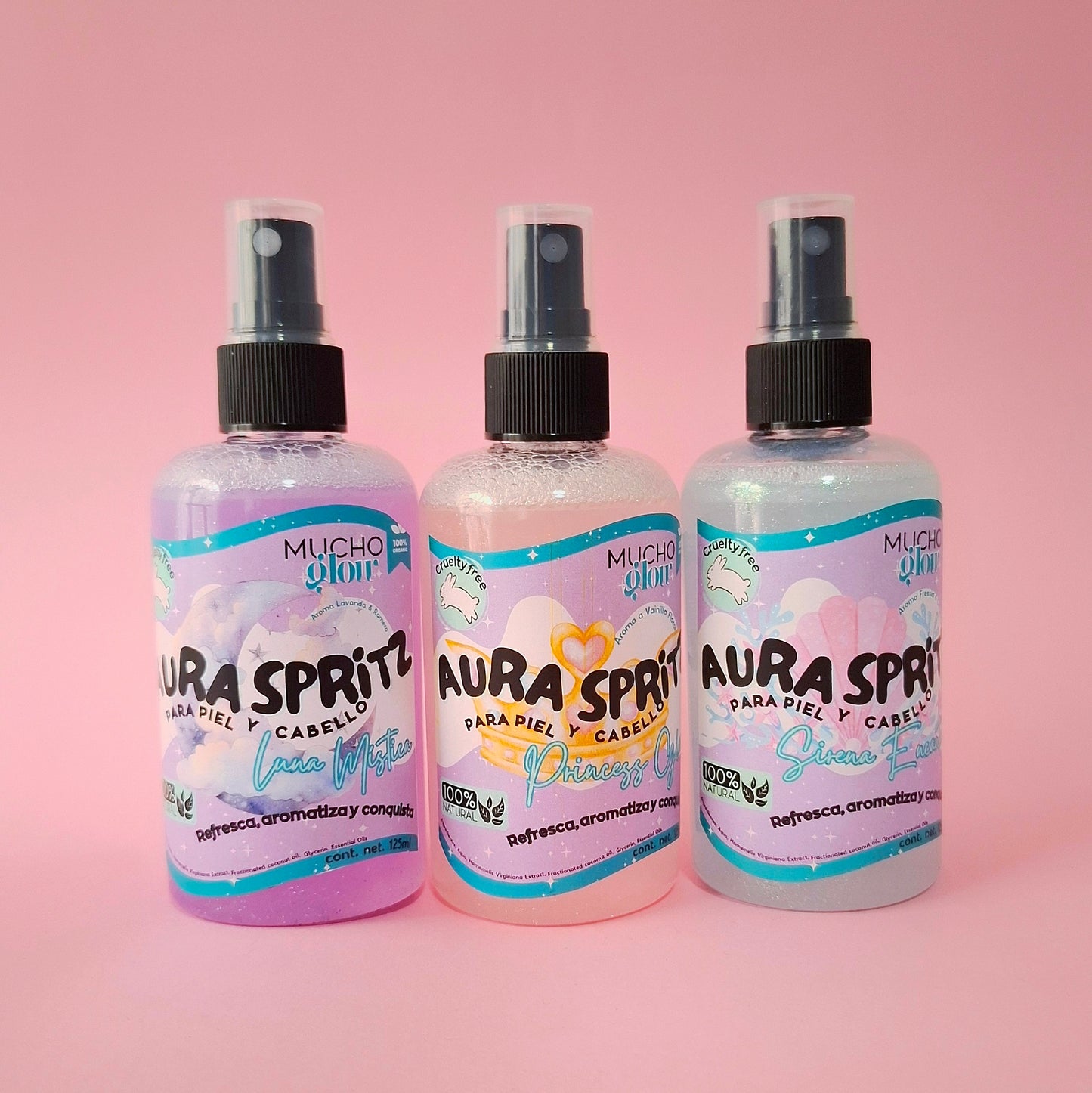 🧜🏻♀️SIRENA ENCANTADA AURA SPRITZ - BRUMA CORPORAL Y CAPILAR 125ML🌬
