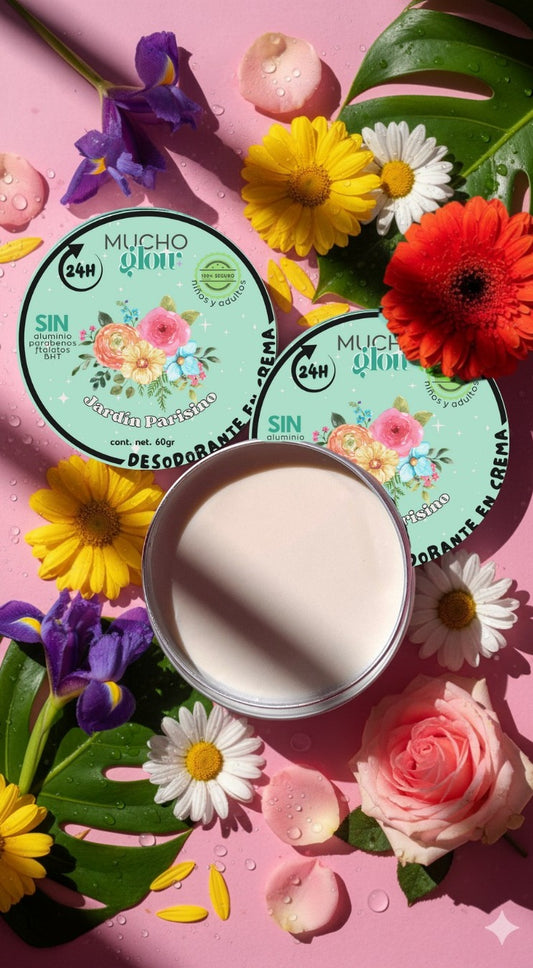🌺 JARDÍN PARISINO - DESODORANTE NATURAL  60gr