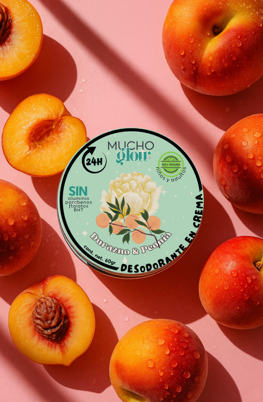 🍑 DESODORANTE NATURAL - GARDENIA DURAZNO 60gr