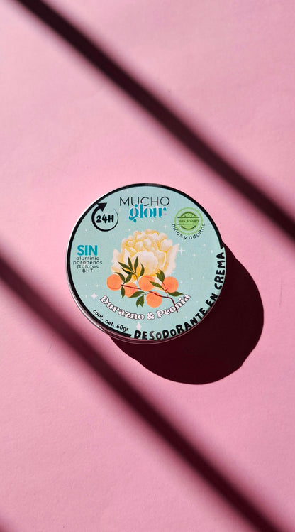 🍑 DESODORANTE NATURAL - GARDENIA DURAZNO 60gr